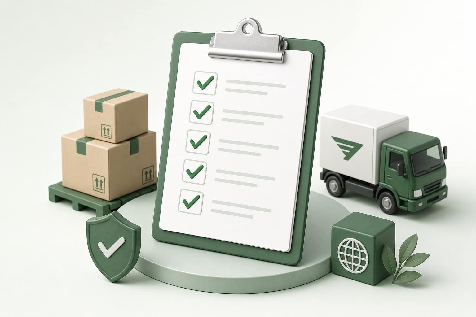Checklist of related GoodGoods logistics services