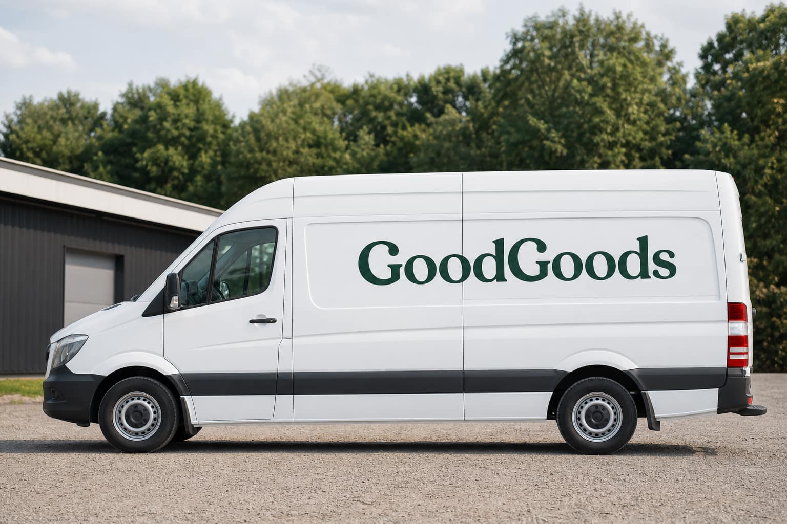 GoodGoods branded delivery van for Nigeria last-mile fleet