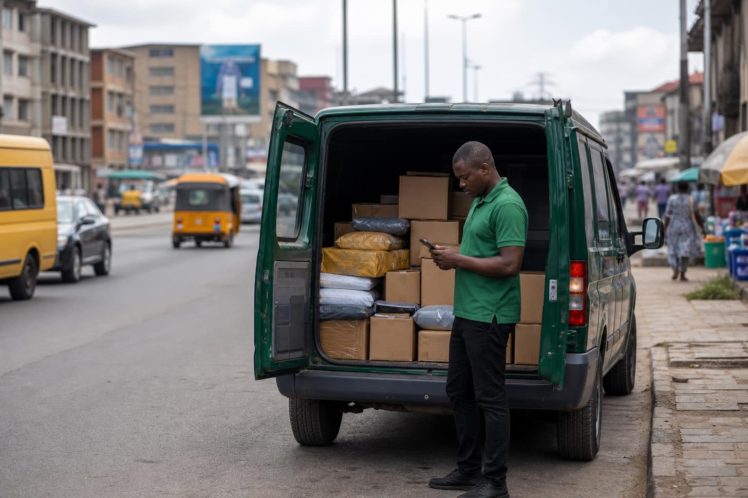 GoodGoods logistics delivery riders providing last-mile delivery service across Nigeria with order tracking